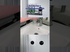 고쳐진 샤워 흡인컵 동안 검은 산화된 스테인레스 스틸 바스 장신구 홀더