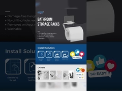 14.5cm 자기 접착성 투명한 화장실용 종지 소지판 PET PC 롤러 ISO 9001