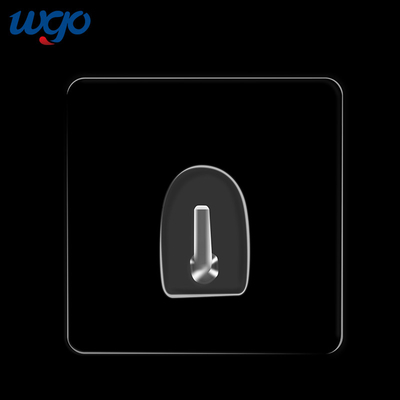 녹슬지 않은 매달리는 코트 타월 주방 욕실 방수를 위한 WGO 셀프 접착제 PC 클리어 코트 훅 과중한 업무