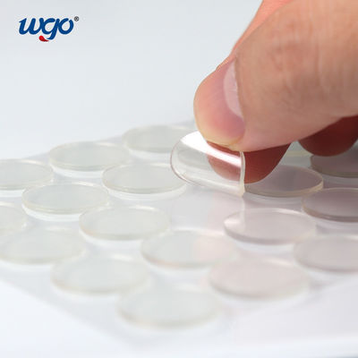 사무실과 학교 공급들 제거할 수 있는 접착제는 신용카드를 위한 재접착성 스티커에 점을 찍습니다