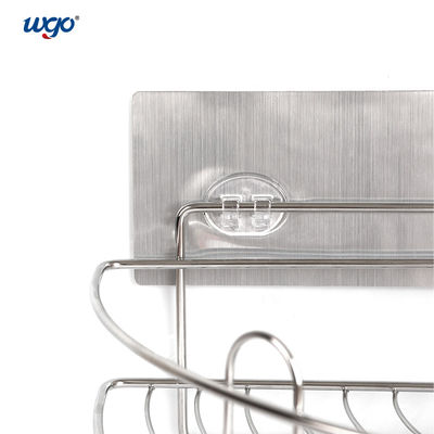 10.1 센티미터 높은 매다는 코너 쇄도 선반 Ss201 바디 샴푸 저장 용기