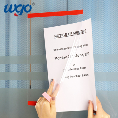 아크릴 문서 8.5 X11 분명한 조짐 홀더 다시 위치를 정할 수 있는 ODM OEM 벽걸이용